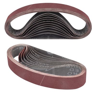 Stebruam Schleifbänder 30x533 mm, Körnung 150, 12 Stück