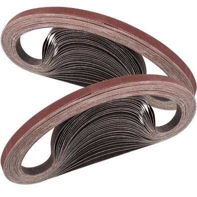 Stebruam Schleifbänder 9x533 mm, 400er Körnung, 30 Stück für Bandschleifer