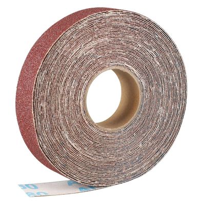 Shineboc Schleifpapierrolle 2,5 cm x 10 m, Aluminiumoxid, Körnung 60 - Ideal