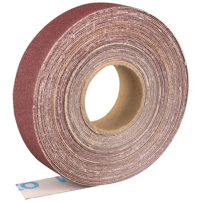 Shineboc Schleifpapierrolle 2,5 cm x 10 m, Aluminiumoxid, Körnung 100 - ideal