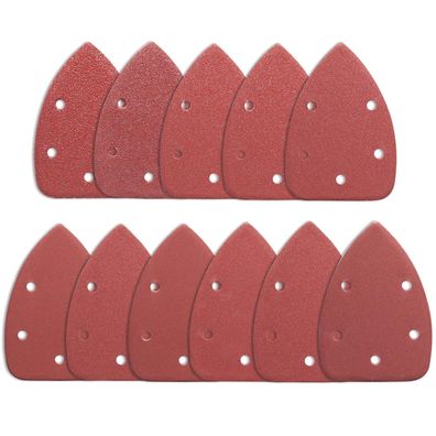 Stebruam 88tlg Klett-Schleifdreiecke Maus Detail Schleifpapier 5 Loch 90x140 mm