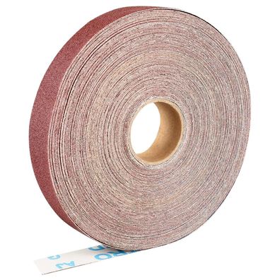 Shineboc Schleifpapierrolle 2,5 cm x 25 m, Aluminiumoxid, Körnung 80 für Holz