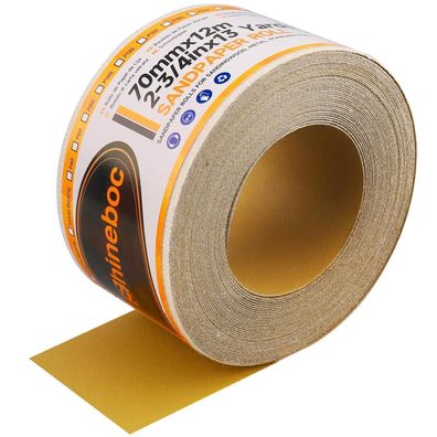 Shineboc Schleifpapier Rolle Klett 70mm x 12m, Körnung 180, Netz Schleifgitter