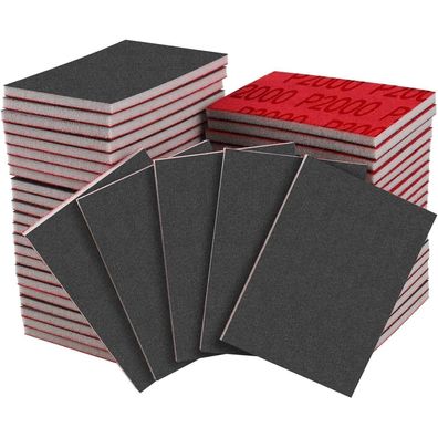 Shineboc Schleifschwämme, 20 Stück, 2000er Körnung, Nass-Trocken-Schleifpapier