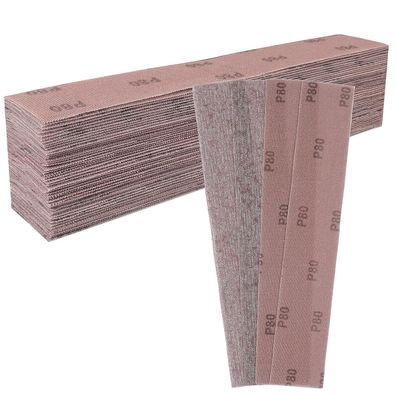 Shineboc Schleifgitter 25 Stk. 70x400mm, Korn 80 - Staubfreies Schleifen für
