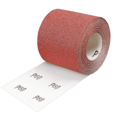 Shineboc Schleifpapier Rolle Körnung 60, 93 mm x 10 m - Ideal für Holz und
