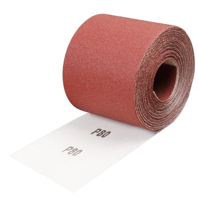 Shineboc Schleifpapier Rolle 80er Körnung, 93 mm x 10 m - Ideal für Holz und