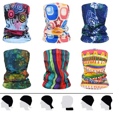 flintronic Multifunktionstuch Gesichtsmaske Schlauchtuch Mundschutz Halstuch