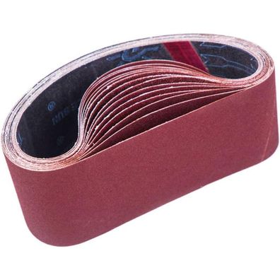 Stebruam Schleifbänder 75 x 533 mm, 15 Stück Set mit Körnungen