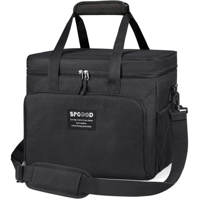 SPGOOD Kühltasche 30L Thermotasche Picknicktasche Groß Isoliert Faltbar