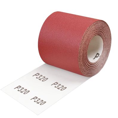 Shineboc Schleifpapier Rolle, Körnung 320, 93 mm x 10 m, für Holz und Metall