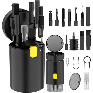 Vichyie 20-in-1 Reinigungsset für Tastatur, Kopfhörer, PC, Laptop, Handy
