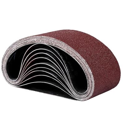 Stebruam Schleifbänder 10 Stück 100x560 mm Körnung 60/80/100/120/240 für