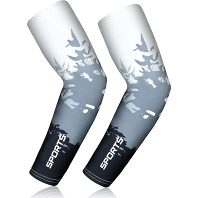 flintronic Arm Sleeves Unisex UV-Schutz Ärmel UPF 50 Kühlung Rutschfest für
