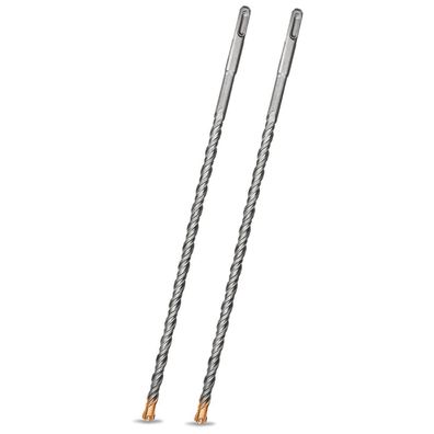 Meccion SDS Plus Hammerbohrer 10mm x 350mm (2 Stück) - Professionell für Beton