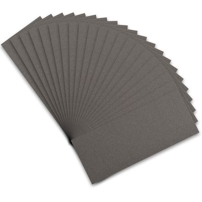 Stebruam Profi Schleifpapier Set, 21 Stück, 600 Körnung, Nass und Trocken, für