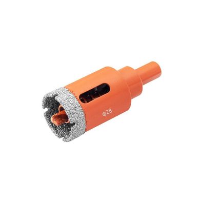 Meccion Diamant Lochsäge 28mm mit Zentrierbohrer - Hartgelötet für Porzellan