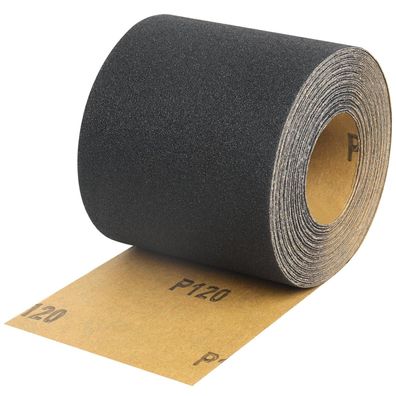 Shineboc Schleifpapier Rolle 120er Körnung, 93 mm x 10 m, für Holz und Metall