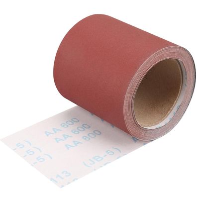 Shineboc Schleifpapier Rolle 115 mm x 10 m, Körnung 600 - Ideal für Hartholz
