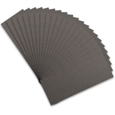 Stebruam Profi Schleifpapier Set, 21 Stück, 400 Körnung, Nass und Trocken für