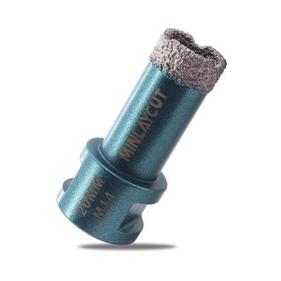 Minlaycut Diamant Fliesenbohrer 20mm M14 Lochsäge für Porzellan, Keramik