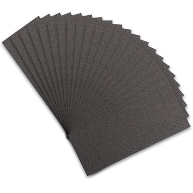 Stebruam Profi Schleifpapier Set 320 Körnung, 21 Stück Nass und Trocken für