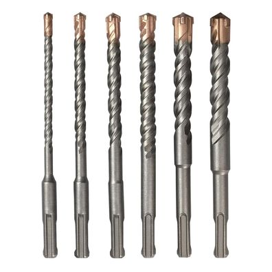 Meccion SDS Plus Hammerbohrer Betonbohrer mit 4 Hartmetall Schneiden, 6tlg Set