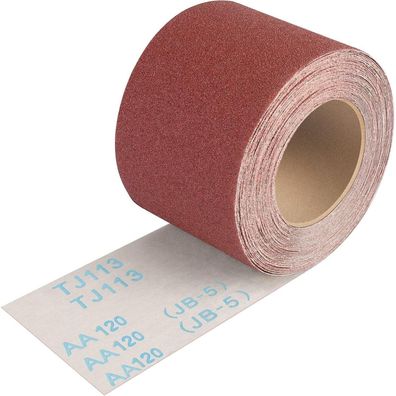 Shineboc Schleifpapier Rolle 120er Körnung, 93 mm x 10 m - Ideal für Holz und