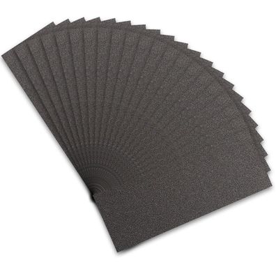 Stebruam Profi Schleifpapier Set 180 Körnung, 21 Stück Nass & Trocken für Auto