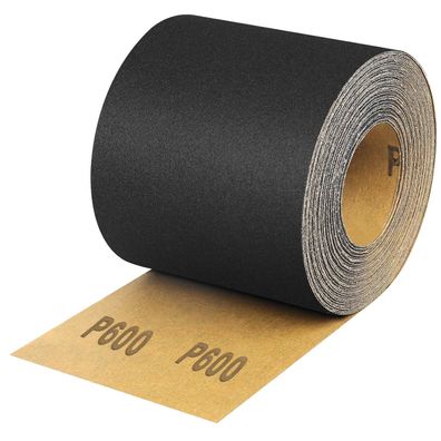 Shineboc Schleifpapier Rolle 600er Körnung, 93 mm x 10 m, für Holz und Metall
