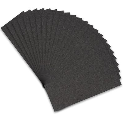 Stebruam Profi Schleifpapier Set 240 Körnung, 21 Stück Nass und Trocken für