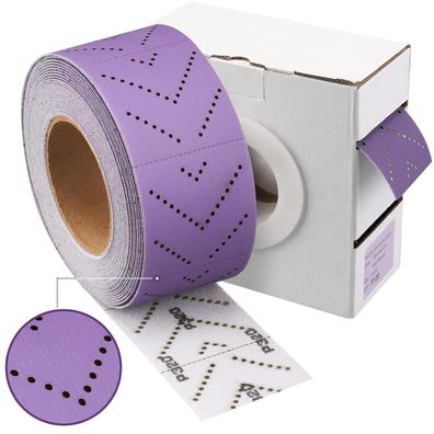 Shineboc Keramik-Schleifblattrolle 320er Körnung, 70 mm x 12 m, lila, für Holz