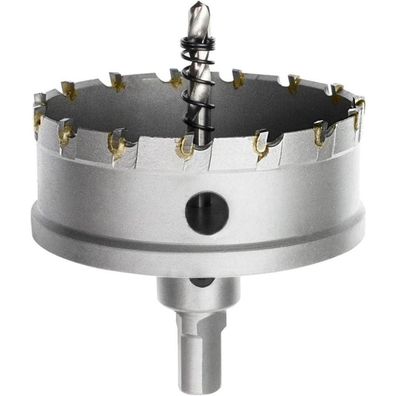 Meccion Hartmetall Lochsäge Bohrer TCT für Metall, Edelstahl, Holz, Kunststoff