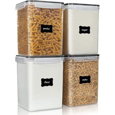 Vtopmart 5.2L Vorratsdosen Set (4 Stück) Luftdicht, BPA Frei, inkl. Messbecher