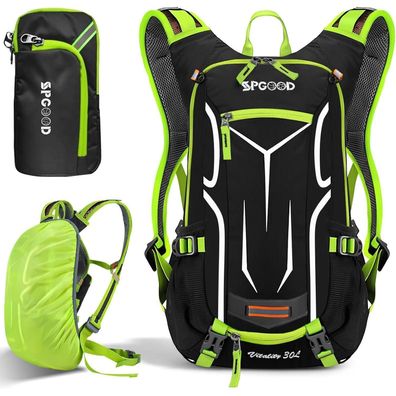 SPGOOD Fahrradrucksack 25L - Wasserdicht, Ultraleicht, Multifunktional mit
