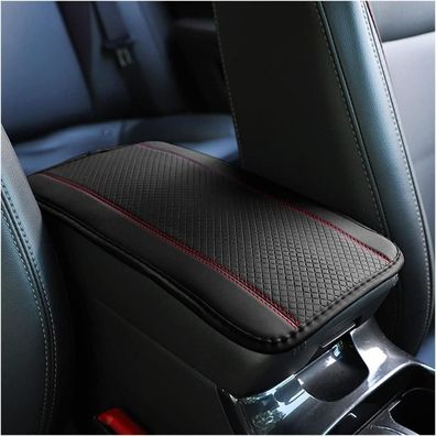 Cgeamdy Leder Armlehnenkissen für Autos - Bequemer Bezug für Mittelkonsole