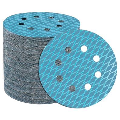 Stebruam 125mm Schleifpapier Klett, 100 Stk., Körnung 600, Zirkonoxid