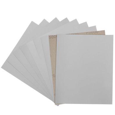 Stebruam Schleifpapier 5000 Körnung, 230x280mm, Nassschleifpapier für Metall