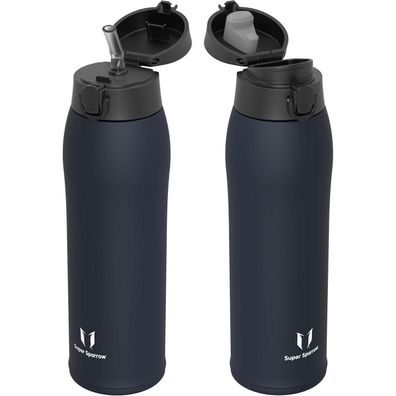 Super Sparrow Edelstahl Trinkflasche Thermobecher - 350ml-950ml - BPA-Frei