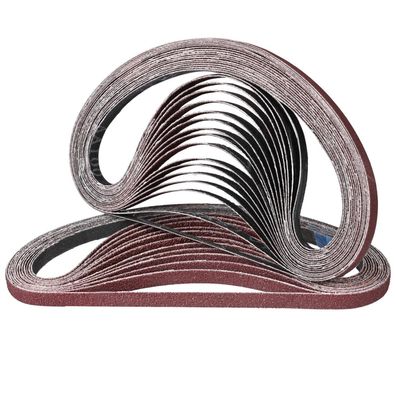 Stebruam Schleifbänder 9x533 mm, 30 Stück, Körnung 60/80/100/120/240, für