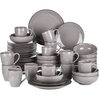 vancasso Tafelservice Navia 48-teilig für 12 Personen aus Steingut, Vintage
