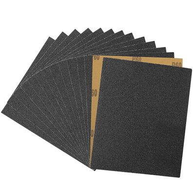 Stebruam 60er Körnung Schleifpapier 230x280mm, 15 Stück für Metall, Auto