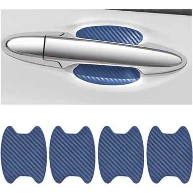 Cgeamdy 4x Carbon Fiber Auto Schutzfolie, Kratzfeste Lackschutzfolie für die