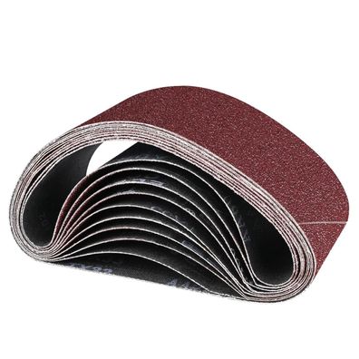 Stebruam 10 Stück Schleifbänder 75x457 mm Körnung 60/80/100/120/240 für