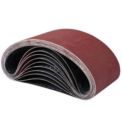 Stebruam Schleifbänder 10 Stück 100x915 mm, Körnung 60/80/100/120/240 für