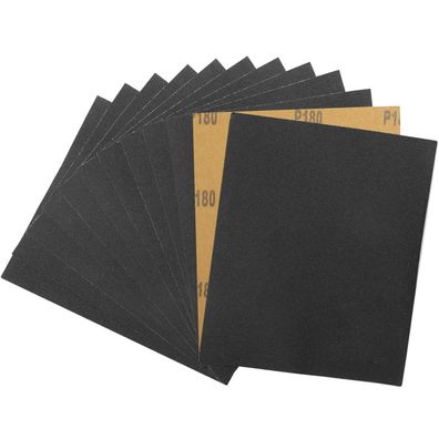 Stebruam 180 Körnung Schleifpapier 230x280mm, 15 Stück Nassschleifpapier für
