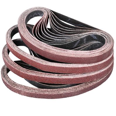 Stebruam Schleifbänder 10x330 mm, 30 Stück, Körnung 60/80/100/120/240