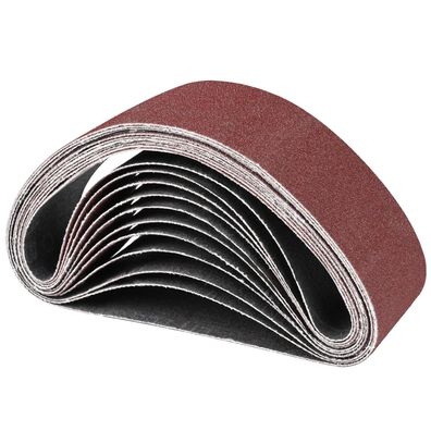 Stebruam Schleifbänder 40x303 mm, 10 Stück, Körnung 60/80/100/120/240, für
