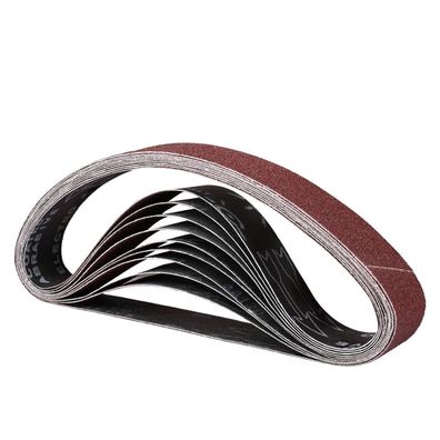 Stebruam 10er Schleifbänder 40x760 mm, Körnung 60/80/100/120/240, für
