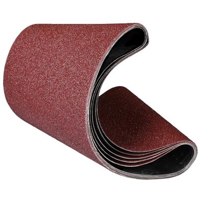Stebruam Schleifbänder 200x750 mm, 5 Stück im Mix (40/60/80/120/240 Körnung)